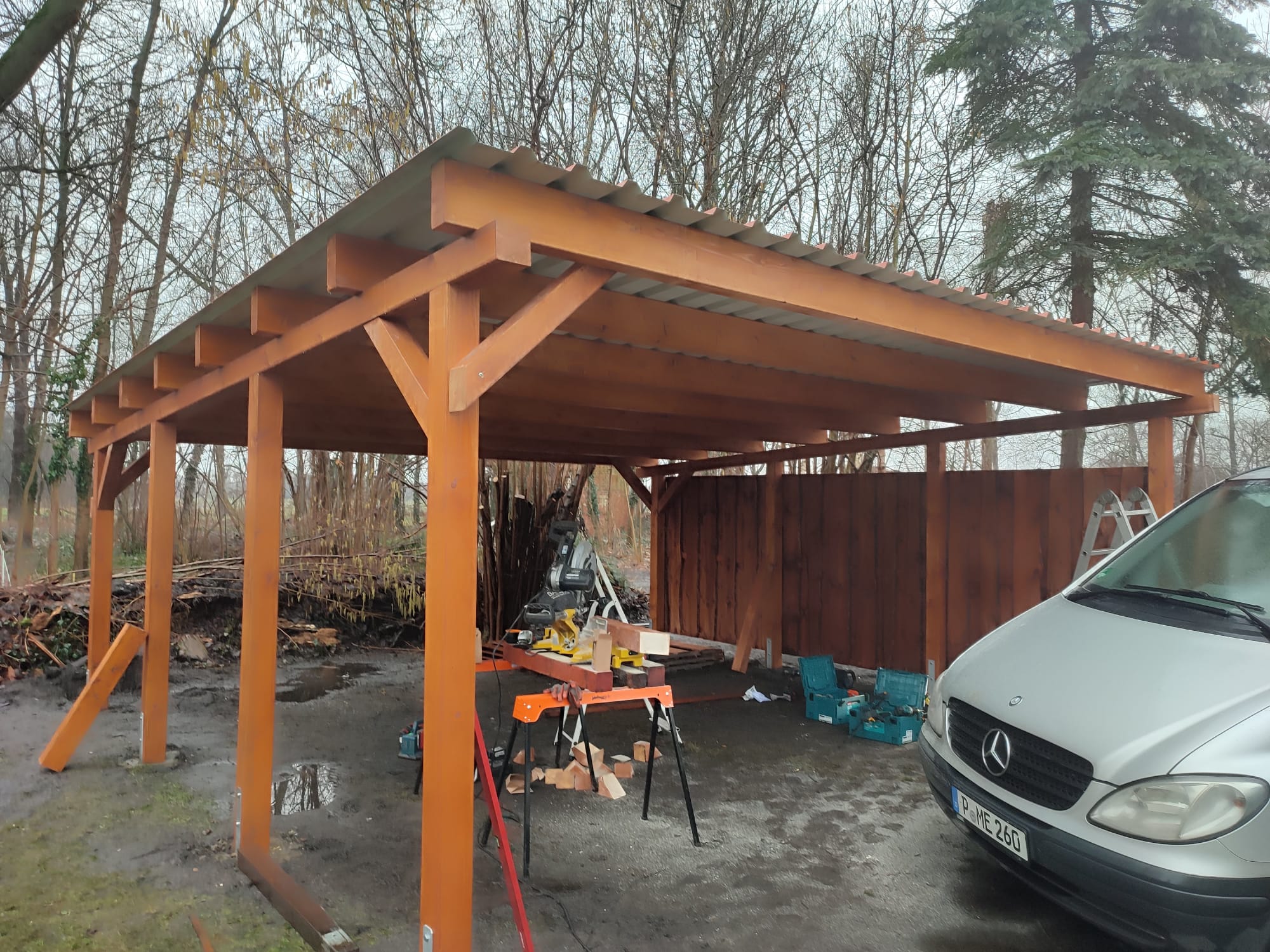 Carportbau / Carport-Arbeiten in Berlin | Montageservice Hobohm